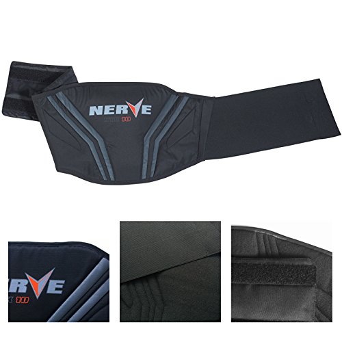 Motorrad Nierengurt Push Herren Damen Kinder Roller Wärme Schutz Verstärkt Klettverschluss - schwarz - XL-125cm