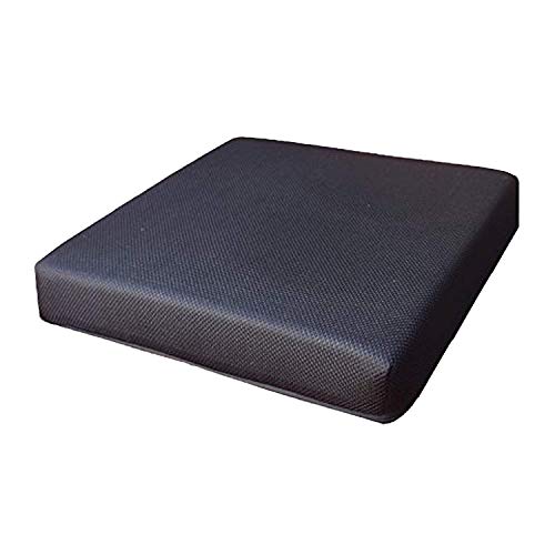 Sanolind Orthopädisches Sitzkissen, Schmerzlinderung für Rücken, Bandscheiben- und Ischias Nerv Visco-System für perfekte Druckentlastung. (42 x 42 x 9 cm)