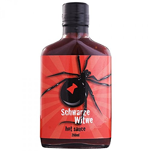 Schwarze Witwe Hot Sauce 229 000 Scoville - Black Widow - 200 ml