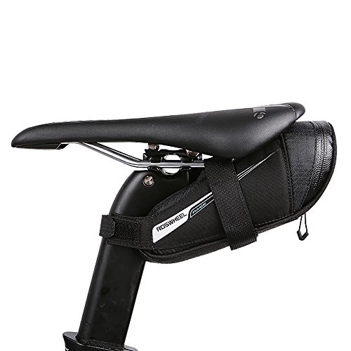 Roswheel Satteltasche Fahrradtasche Radtasche mit Rücklichthalter für Rennrad 2018 Neuer Stil(0,6L)