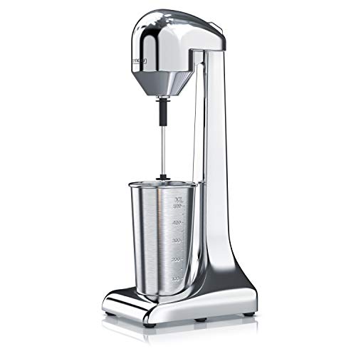 Arendo - Drink Mixer • Getränkemixer • elektrischer Standmixer • Shaker | 500 ml Becher | 100 W, 22.000 U/min, 2 Geschwindigkeitsstufen | Protein Drinks Smoothies Eischnee Milchshakes Cocktails | GS
