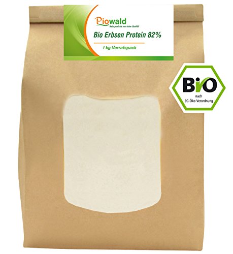 BIO Erbsenprotein 82% - Isolat - 1 kg Pulver