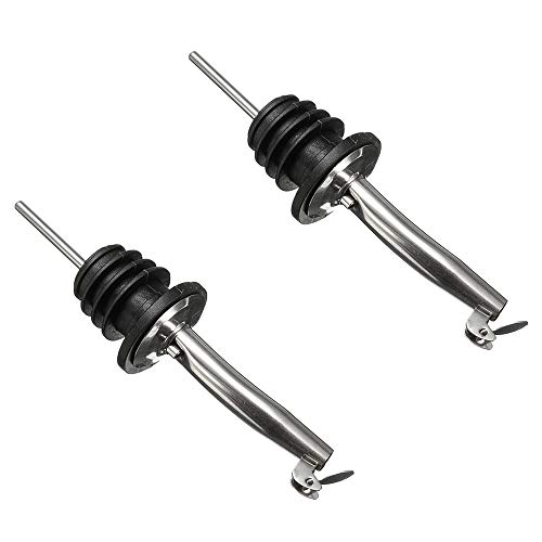 Myhonour 2 Stück Flaschenausgießer mit Klappe (1)