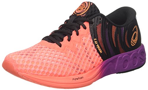 ASICS Herren Noosa FF 2 Triathlonschuhe, (Flash Coral/Shocking Orange/Black 0630), 44.5 EU