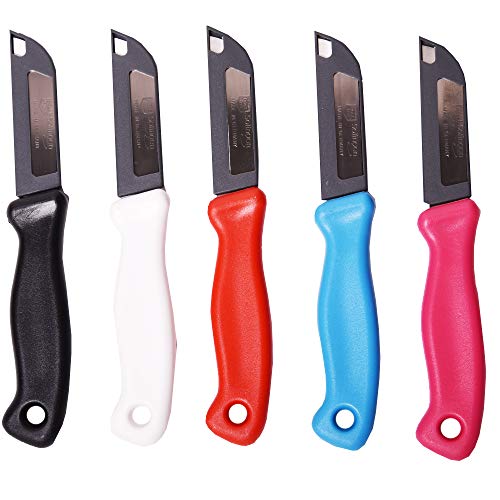 Solingen 5 x Messer Orig Made in Germany Allzweckmesser Obstmesser Gemüsemesser Tafelmesser - Sehr scharf/langlebig/aus rostfreiem Edelstahl