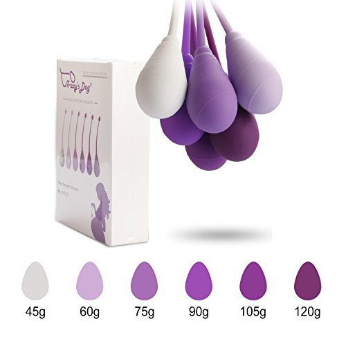 Beckenbodentraining Kugeln Medizinisches Silikon Beckenbodentrainer Kegel Balls Zur Blasenkontrolle Und Training - 6 Premium Ben Wa Balls Beckenboden Gewichte Übung Bälle für Frauen