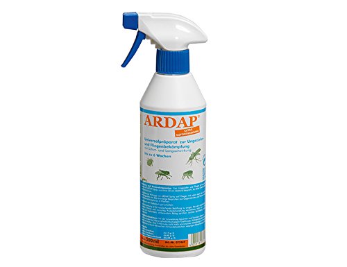 ARDAP Zerstäuber / Wirkungsvolles Insektizid gegen Fliegen, Schädlinge oder Lästlinge / Pumpspray für Zuhause oder in unmittelbarer Nähe von Tieren / 1 x 500 ml
