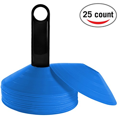 Reehut Markierungshütchen Agilität Markierungsteller Set Kunststoffhalter - Markierungskegel für Ballspiel, Radsport, Kinder, Sportler Hütchen Dome Mini Trainingskegel