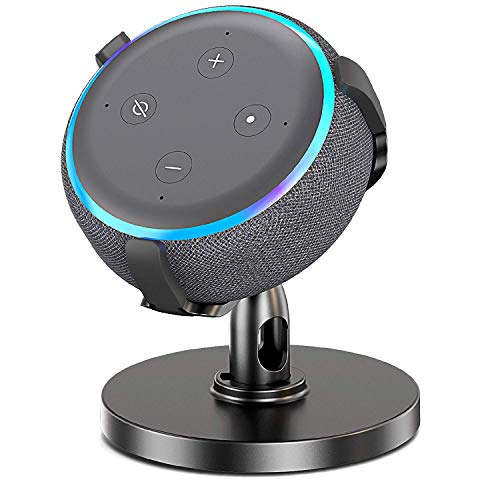 Bovon Tischhalterung für Dot 3. Generation, 360° Verstellbare Halterung Ständer für Intelligenten Lautsprecher, Dot Zubehör, Verbessert die Sichtbarkeit des Sounds und die Erscheinung