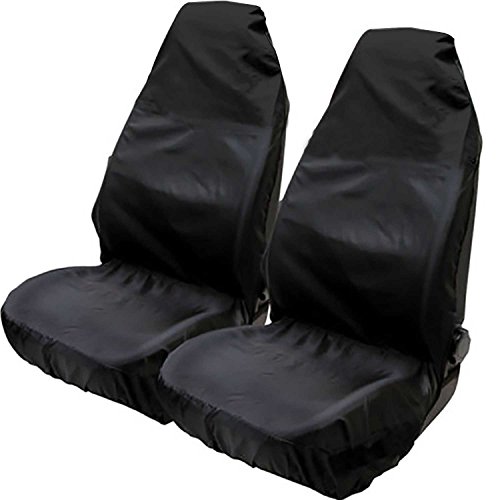 Hiveseen 2St Schonbezug Autositz Universal, Wasserfestem Staubdicht, aus Kunstgewebe, 75x55x55cm Passend für 99% Auto, PKW/KFZ Sitzschoner, Werkstatt Autositzbezüge Für Fahrersitz Vordersitze