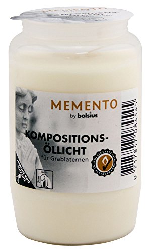 Bolsius Kompositionslicht Nr. 3, weiss - 20 Stück