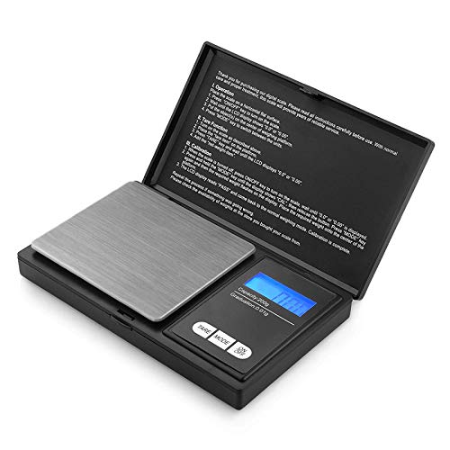 Reteck 200g/0,01g Taschenwaage - 200 x 0.01g Digitale Taschenwaage, Feinwaage, Digitalwaage Goldwaage Münzwaage mit LCD-Anzeige for Tabletten,Schmuck und vieles mehr