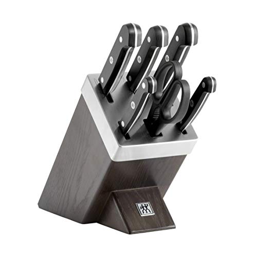 ZWILLING 36133-000-0 Gourmet Selbstschärfender Messerblock, 7-teilig, Esche