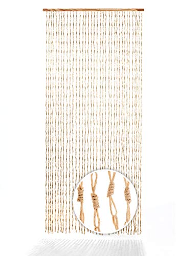 Kobolo Türvorhang Papiervorhang Circles weiß 90x200 cm