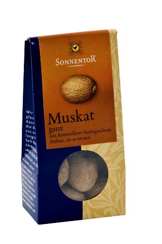 Sonnentor Muskatnüsse, 1er Pack (1 x 25 g) - Bio