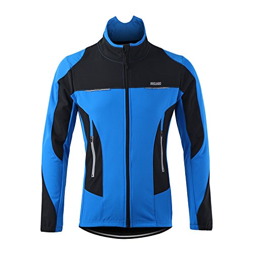 M.Baxter Fahrradbekleidung Herbst Winter Fahrrad Trikot Regenjacke Wasserdicht Winddicht Atmungsaktiv Warm Fleece Jacke