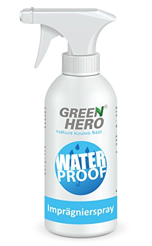 Green Hero Imprägnierspray für Textilien und Leder, 500 ml, Ohne Lösungsmittel, Effektive Nanoversieglung gegen Schmutz und Feuchtigkeit