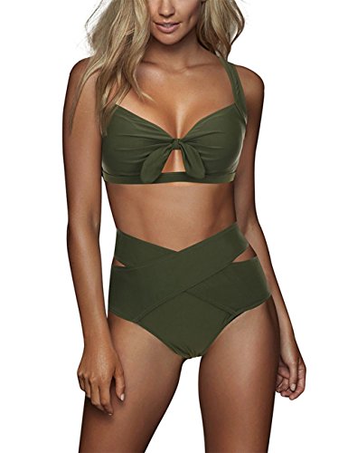 FeelinGirl Bikini Sets Damen Sexy Bademode Push up Bikinis Badeanzug Zweiteiler Strand Swimwear Swimsuits Beachwear
