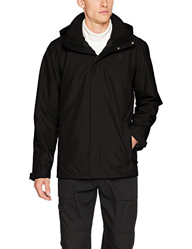 Schöffel Herren 3in1 Turin Doppeljacken, Black, 54