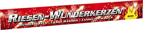 60 XXL Riesen Wunderkerzen Nico Feuerwerk a 45cm ca. je 90 Sekunden Brenndauer