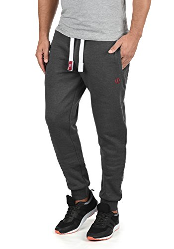 !Solid BennPant Herren Sweatpants Jogginghose Sporthose mit Fleece-Innenseite und Kordel Regular Fit, Größe:M, Farbe:Med Grey (8254)