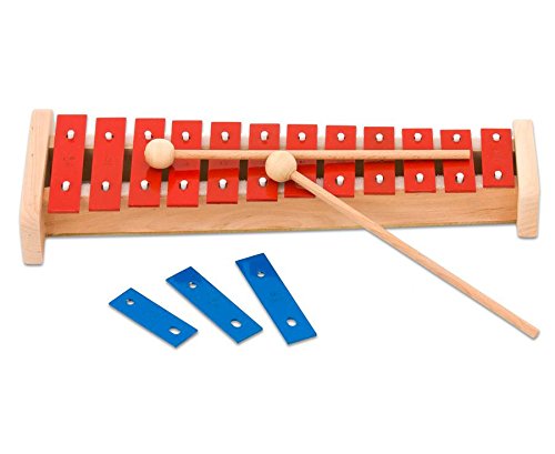Betzold Musik Sopran-Glockenspiel, 15 Klangplatten - Stabspiel Schlaginstrument Kinder Musikschule Musikunterricht Schule Schüler musizieren Instrumente lernen Musikinstrumente