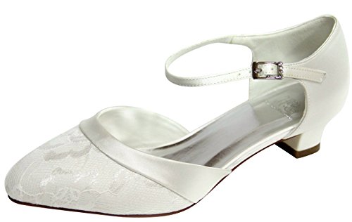 hochzeits-shop-hamburg HBH Hamburger Brautmode Brautschuhe RS-1787 Ivory Gr.41
