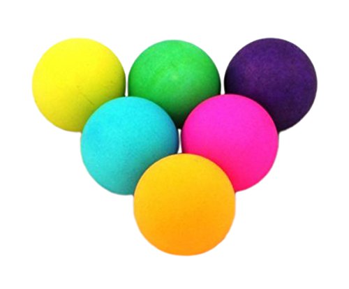 Donic-Schildkröt Tischtennis-Ball COLOUR POPPS 6er Blistercard, bunt, One Size, 649015