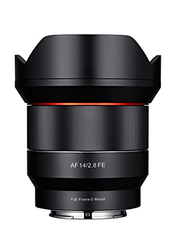 Samyang AF 14mm F2.8 Sony FE - Autofokus Ultraweitwinkel Objektiv mit 14 mm Festbrennweite für spiegellose Sony Vollformat und APS-C Kameras mit Sony E Mount, Metallgehäuse, Ø Objektiv 86mm