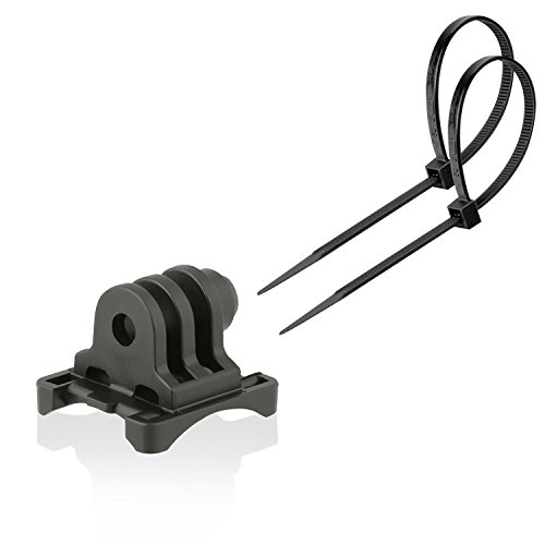 Wicked Chili Fahrrad Halterung für GoPro Hero 6 / 5 / 4 / 3, Activeon, A-Rival, DBPOWER, Garmin, QUMOX, Rollei, TomTom Action / Sport Cam (Befestigung mit Kabelbinder, Designed in Germany)