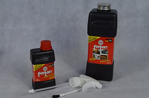 Set Fertan Rostumwandler 1L FE-22601 1 Liter plus 250ml Fertan Rostumwandler Sprühflasche Rostkonverter, Restauration, PKW,LKW, Motorrad, Haus , Garten uvm.