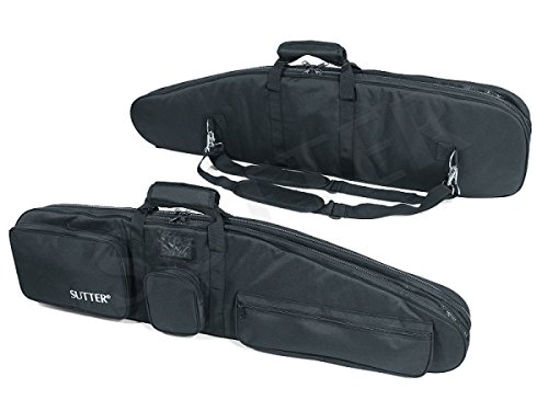 PREMIUM Doppel-Waffentasche 125x37cm - Gewehrtasche für zwei Langwaffen mit Optiken Gewehrkoffer
