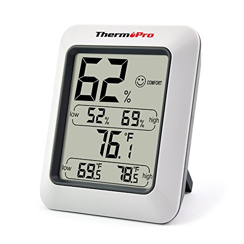 ThermoPro TP50 digitales Thermo-Hygrometer Raumklimakontrolle Raumluftüerwachtung