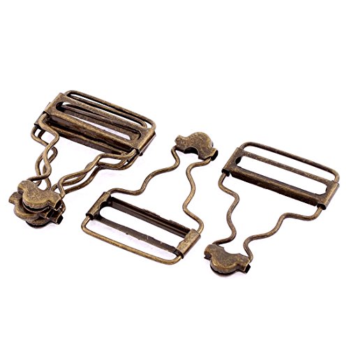 sourcing map 5 STK 32mm Innenbreite Latzhose Befestigungsclip Hosenträger Gürtelschnallen