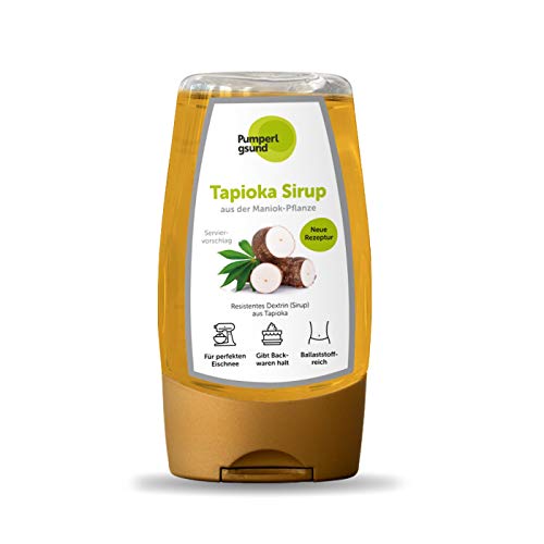 Tapioka-Sirup | Zuckeralternative zum Backen & für den Eiweiß-Fluff| Low Carb | Pumperlgsund (Eine Flasche)