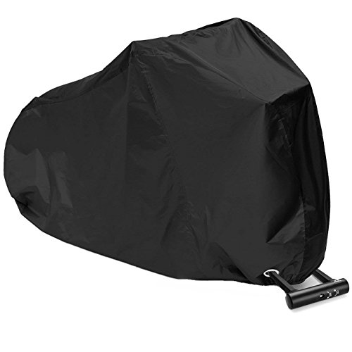 Fahrradabdeckung, Wasserdichter Fahrradgarage Motorradgarage Fahrradschutzhülle Regenschutz Schutzbezug Anti Dust Sun Regen Wind Proof UV Schutz(200x70x110CM)