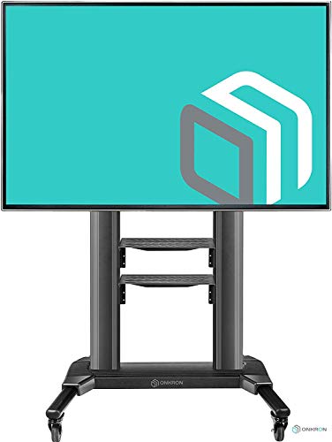 ONKRON TV Ständer Höhenverstellbar Standfuß für 42' - 80' Zoll LCD LED OLED Plasma Bildschirmen Fernsehständer TS2771 Schwarz