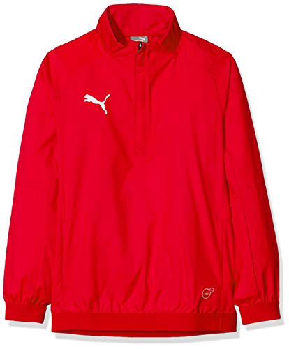 PUMA Kinder Liga Training Windbreaker Jr Sweatshirt, Red White, 140