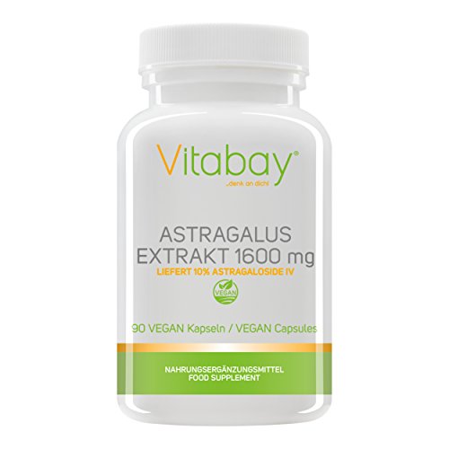 Astragalus Extrakt 1600 mg (10% Astragaloside IV = 160 mg) – 90 Vegi Kapseln