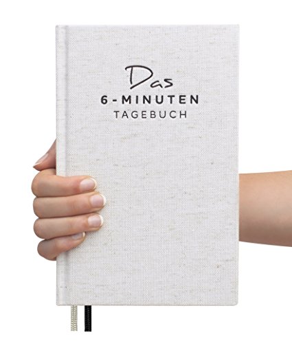 Das 6-Minuten-Tagebuch - Ein Buch, das dein Leben verändert | Simples und Effektives Erfolgs-Journal, Dankbarkeits-Journal | Täglich 6 Minuten für mehr Achtsamkeit, Glück, Erfüllung und Erfolg | Ein Mix aus Sachbuch, Notizbuch und Tagebuch zum Ausfüllen | Ideal als Geschenk