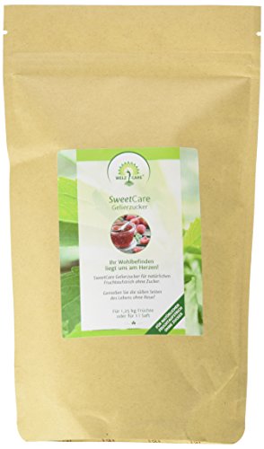 SweetCare Zucker Gelier, der Zuckerersatz mit Erythritol und Stevia die natürliche Alternative zu Gelierzucker