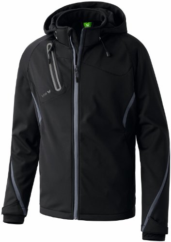 erima Uni Softshelljacke Function, schwarz/anthrazit, S, 906201