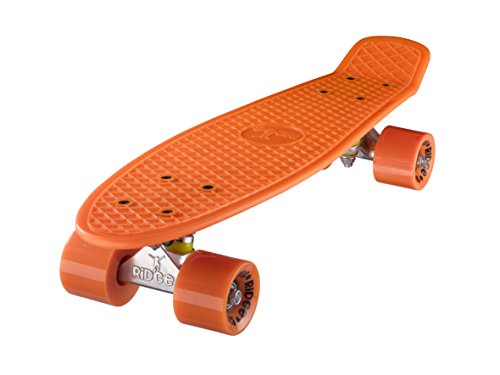 Ridge 55 cm Mini Cruiser Retro Stil in M Rollen Komplett U Fertig Montiert Skateboard