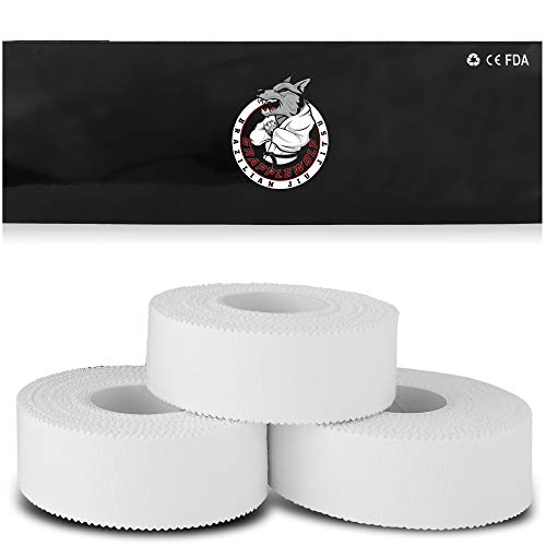 Grapplewolf Sport- und BJJ Tape im vorteilhaften 3er Set 100% Schutz beim Kampfsport 2,5 cm x 10 m