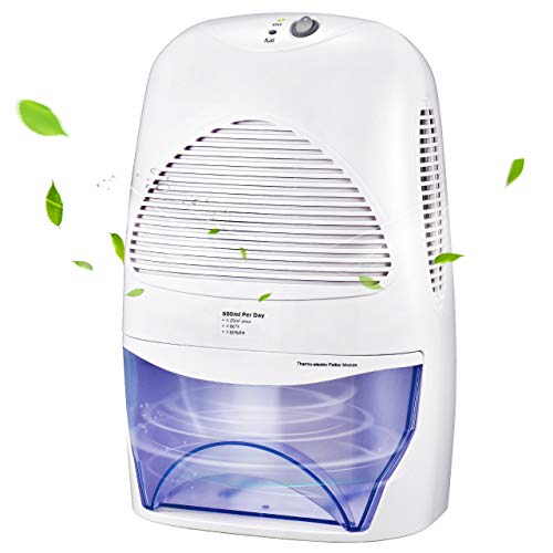 IKICH Raumentfeuchter Elektrisch, Luftentfeuchter Elektrisch Testsieger Entfeuchter, Luftentfeuchter Elektrisch Leise, 2000ml Luftentfeuchter Fuer Keller, Wohnung, Schlafzimmer, Büro
