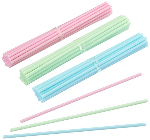 60 Cake Pop Sticks 15 cm, Pastellfarben,Kitchencraft, Kunststoff Stiele für Kuchen am Stiel