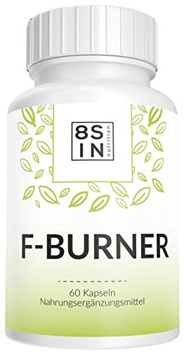 Abnehmen Fatburner | Hochdosierte Kapseln | Hergestellt in Deutschland | 8 Sin Nutrition