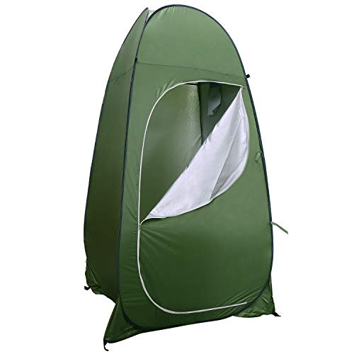 KEESIN Pop Up Camping Toilette Zelt, Dusche Privacy Raumzelt für Outdoor Umkleiden Dressing Baden