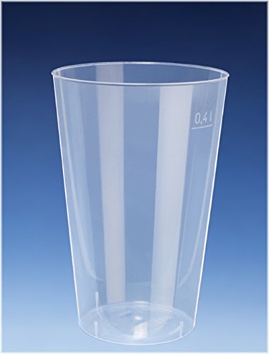 50x 400ml Cocktail Becher / Trinkbecher aus PP / nahezu unkaputtbar / alt. Zu Mehrweg / Mehrwegbecher - Exklusives Angebot der Marke EVENTpac