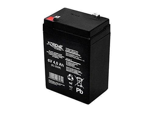 Xtreme Blei-Akku Gel Battery Lead Acid Battery Batterie Akku (6V 4Ah)